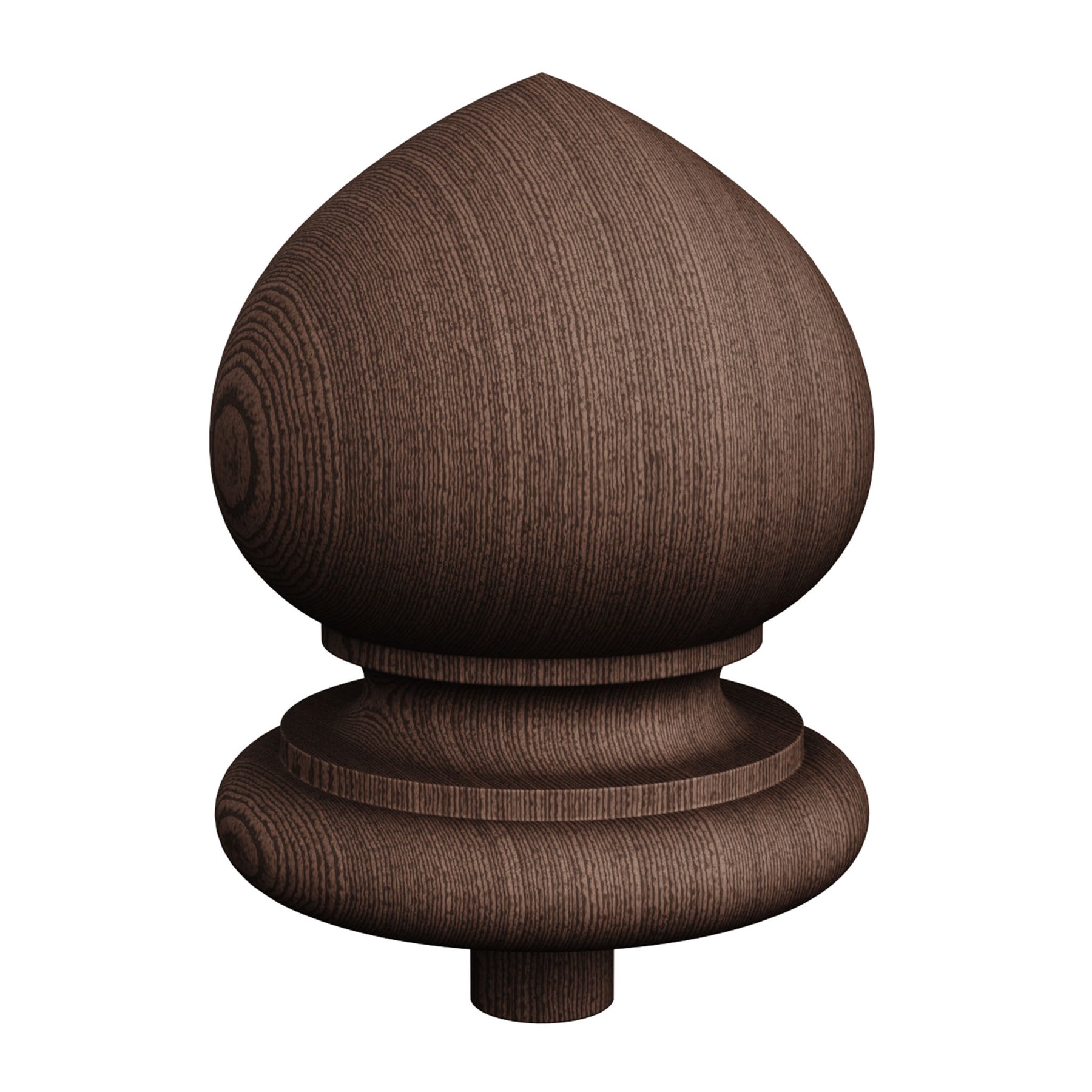 Finial Newel Post Cap FN-0100 - Spade Top