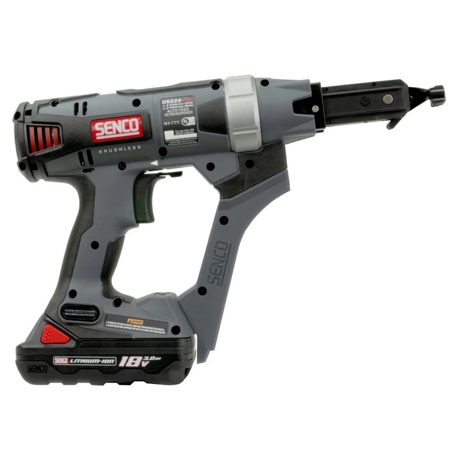 Senco DuraSpin DS222-18V 2" 2500 RPM Cordless Auto-Feed Screwdriver