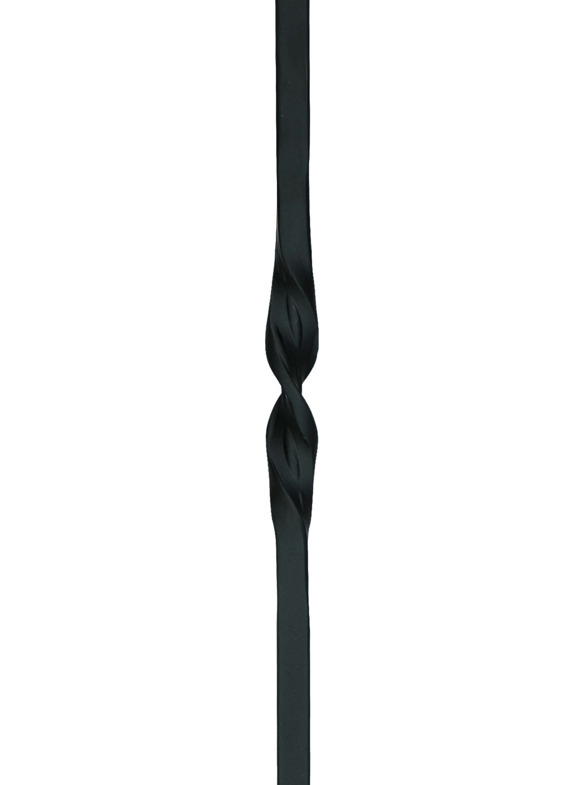 Iron Baluster 2G07 - 5/8" Square - Double Ribbon