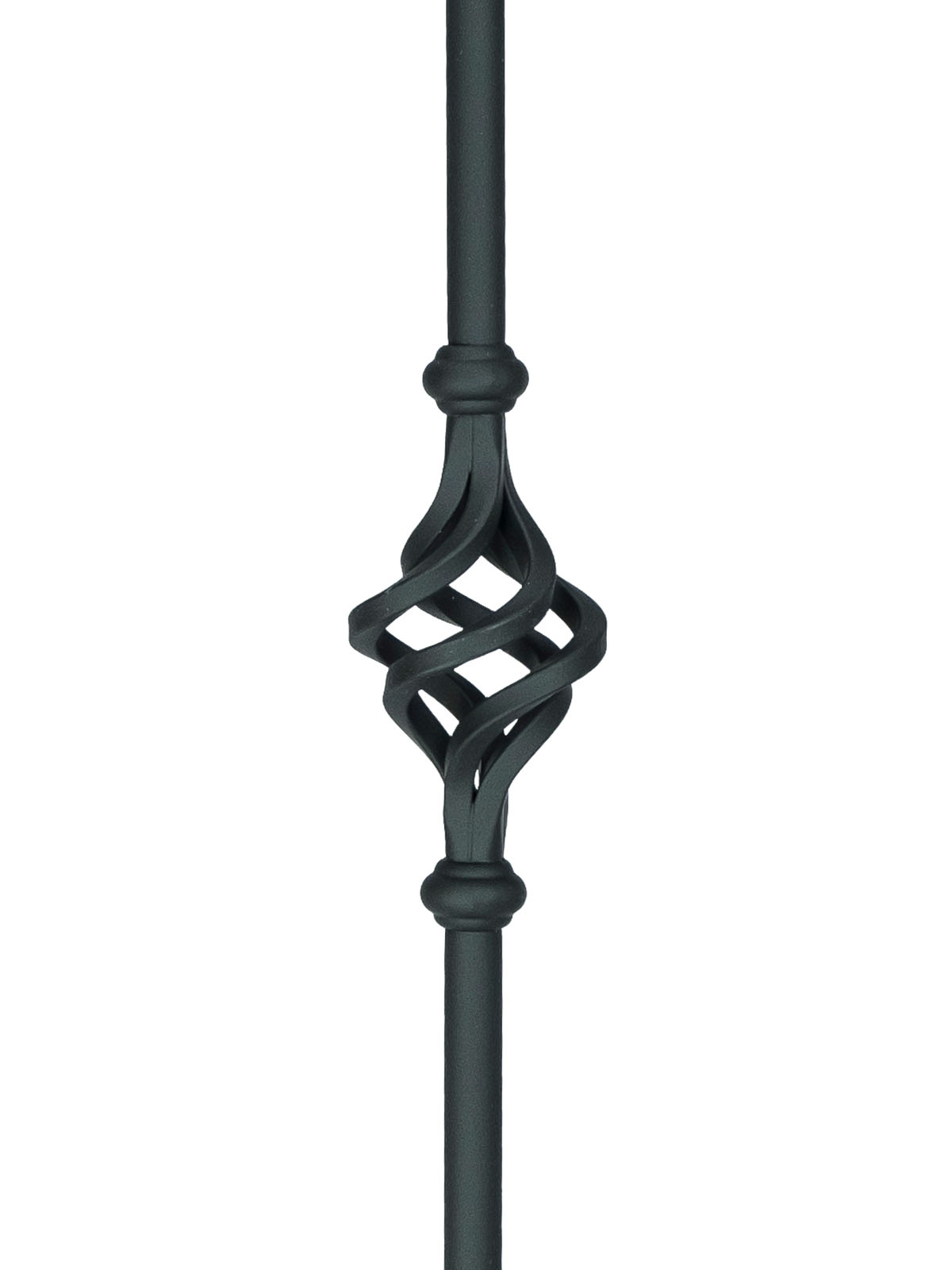 Iron Baluster 2GR04 - 5/8" Round - Single Basket