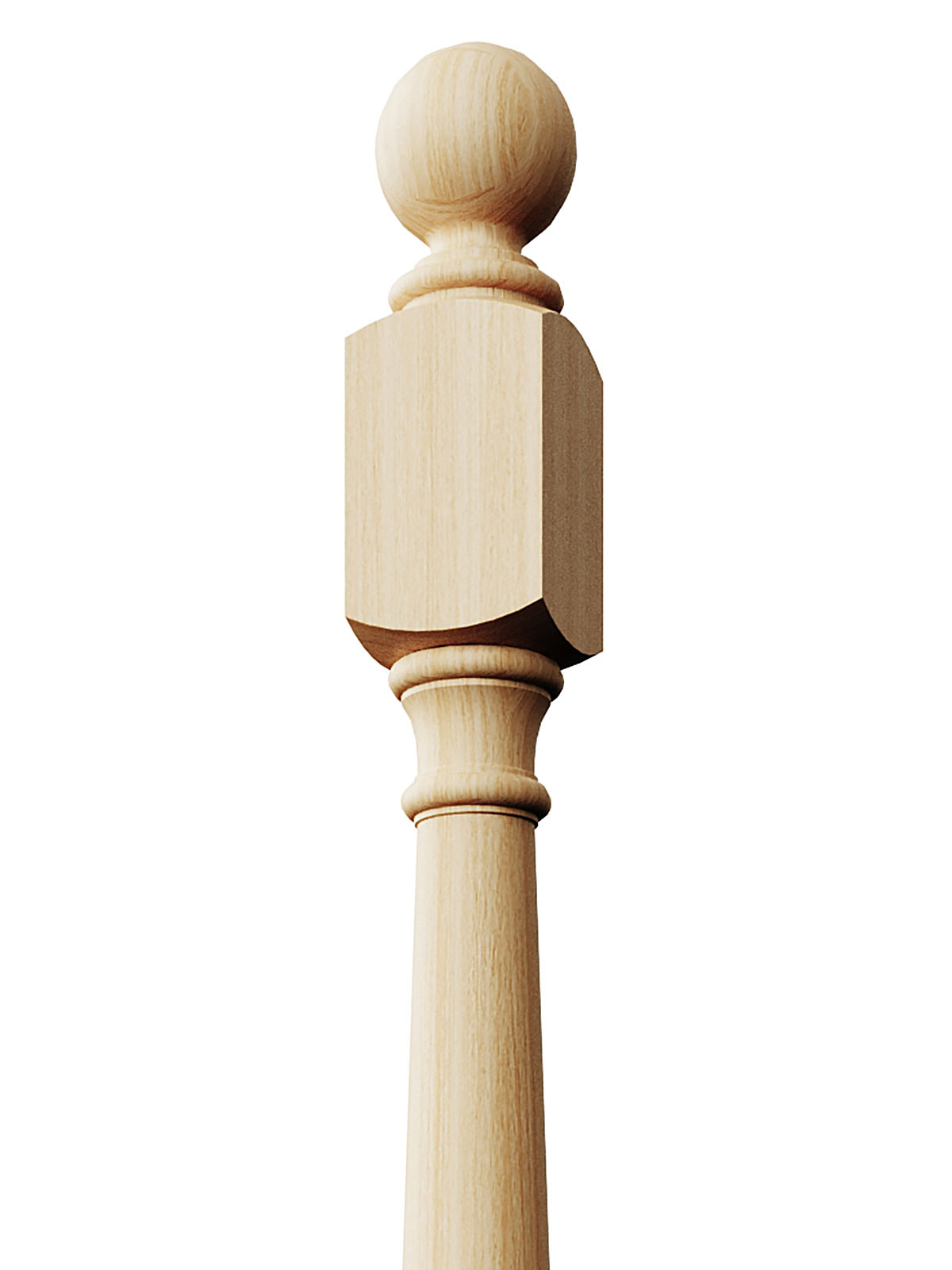 Colonial 4040BT Series Ball Top Newel Post (3")