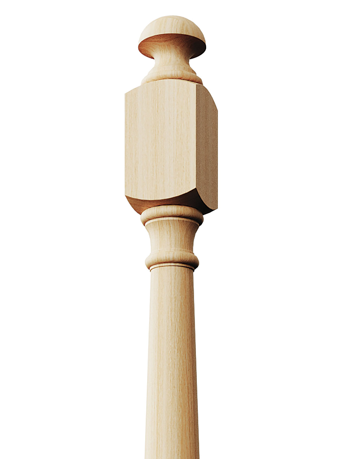 Colonial 4040MT Series Mushroom Top Newel Post (3")