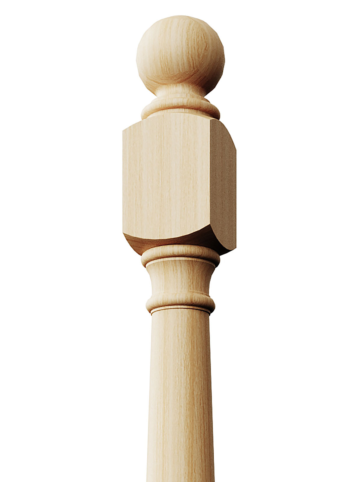 Colonial 4020BT Series Ball Top Newel Post (3-1/2")