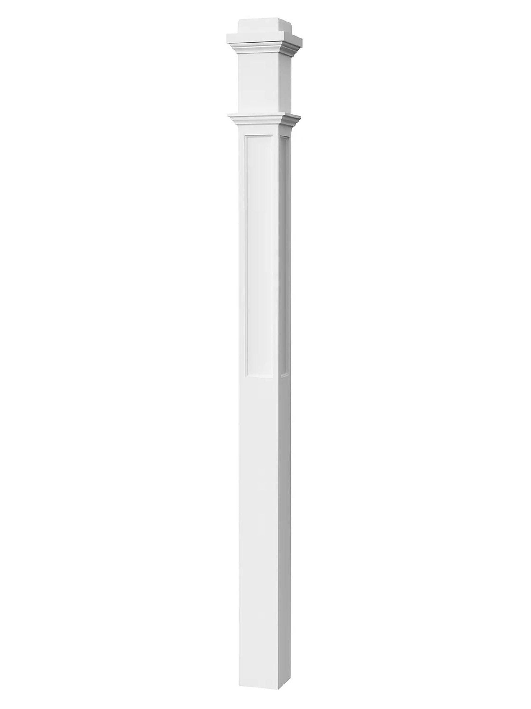 Box Newel 4075FP - Flat Panel (3-1/2")