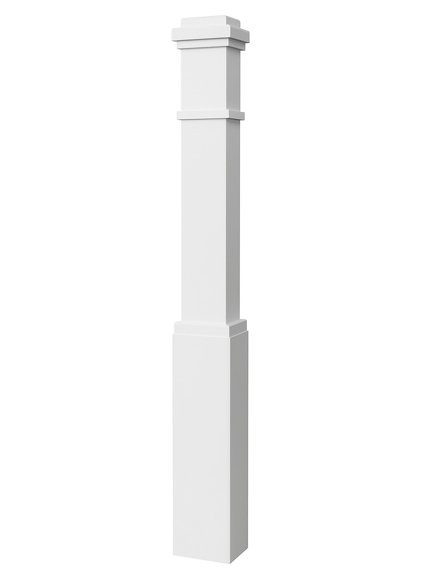 Box Newel 4091M - Mission Style (6-1/4")