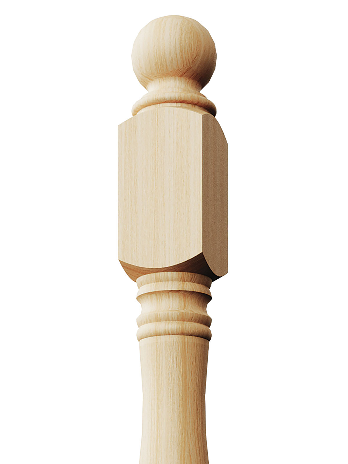 Hampton 4500BT Series Ball Top Newel Post (3-1/2")