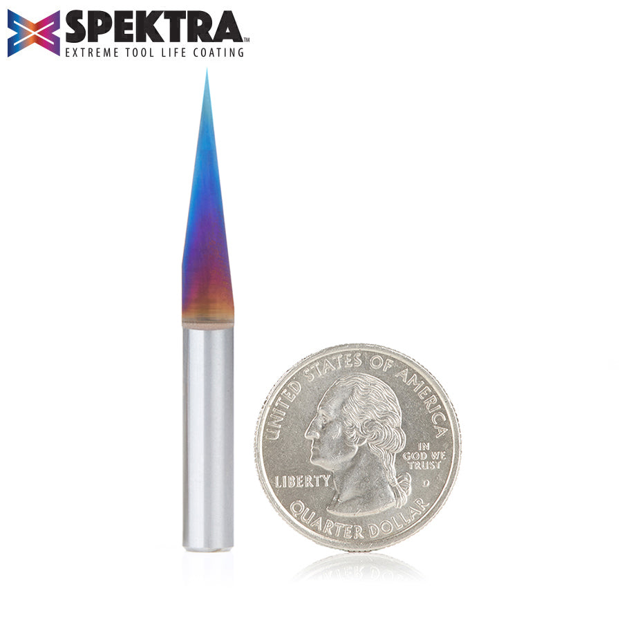 Amana Tool Solid Carbide Spektra™ Extreme Tool Life Coated Engraving Router Bits for Signmaking