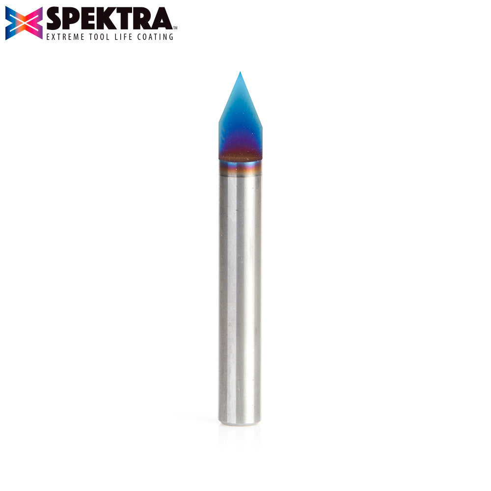 Amana Tool Solid Carbide Spektra™ Extreme Tool Life Coated Engraving Router Bits for Signmaking
