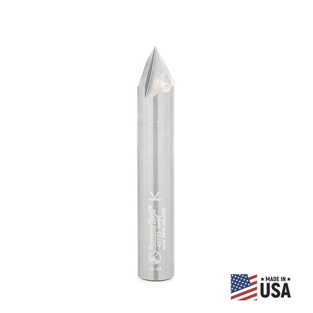 Amana Tool Solid Carbide Signmaking & Lettering Router Bits