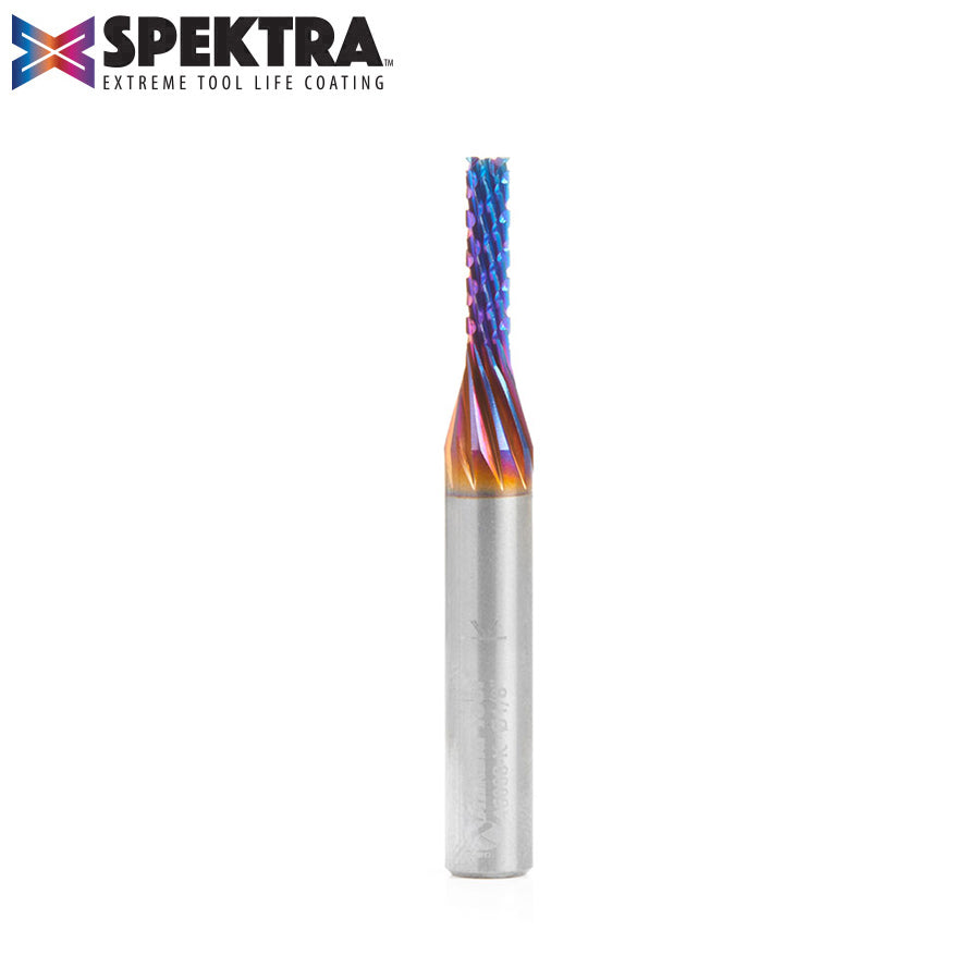Amana Tool Solid Carbide Spektra™ Extreme Tool Life Coated Carbon Graphite and Carbon Fiber Panel Cutting Router Bits