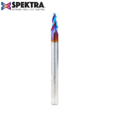 #option_46288-K 7 Deg Tapered Angle Ball Tip x 1/8 Dia x 1/16 Radius x 1/2 x 1/4 Shank x 3 Inch Long x 3 Flute