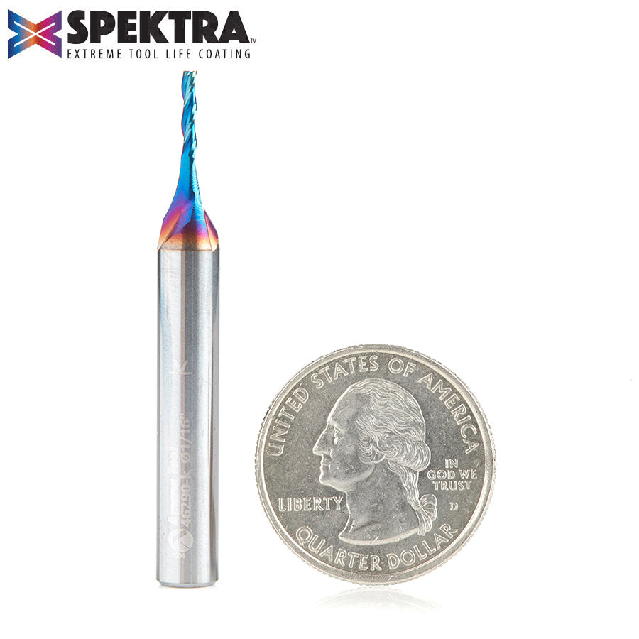 Amana Tool Solid Carbide Spektra™ Extreme Tool Life Coated Carving CNC 2D and 3D Router Bits