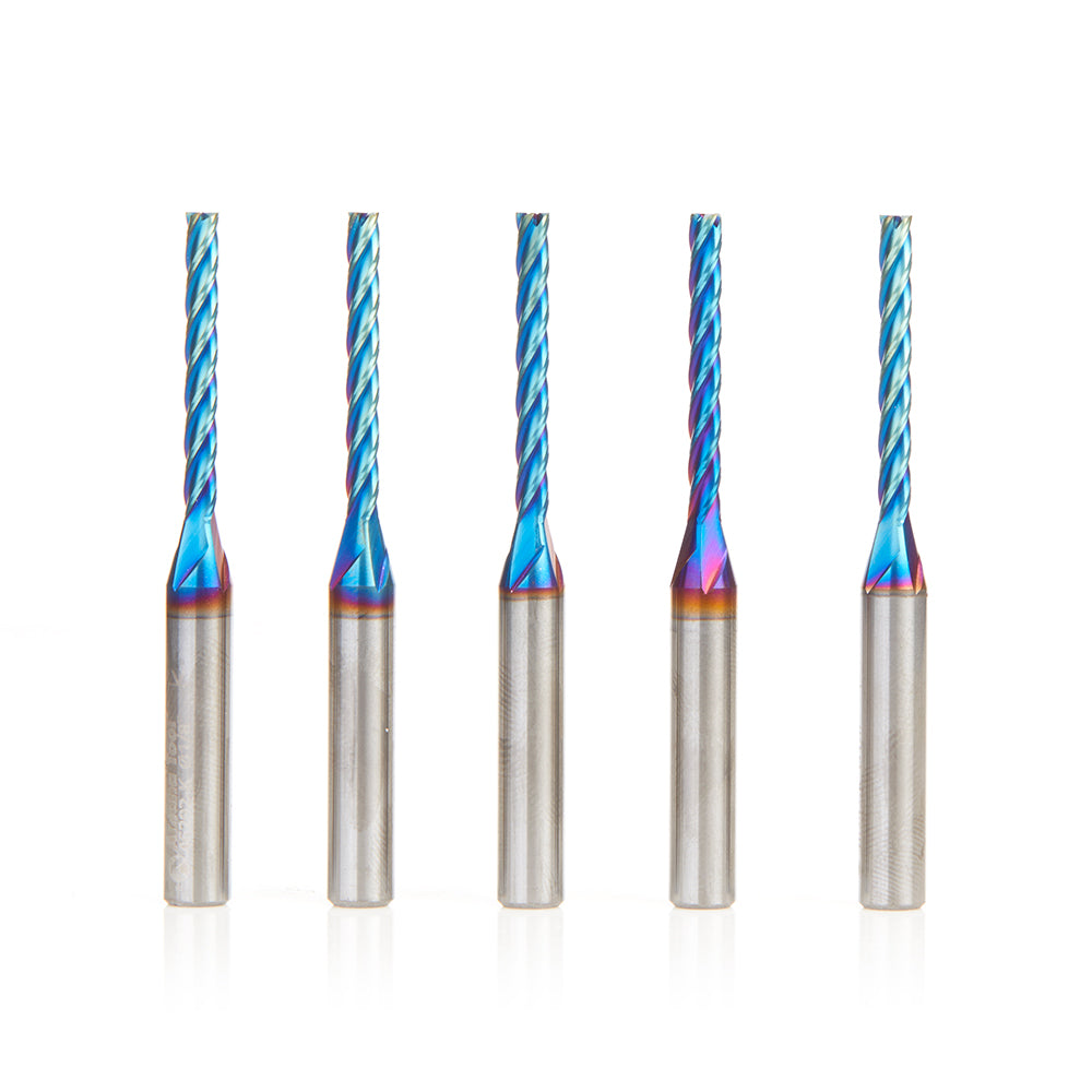 Amana Tool Solid Carbide Spektra™ Extreme Tool Life Coated Carving CNC 2D and 3D Router Bits