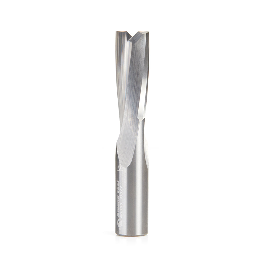 Amana Tool Solid Carbide Slow Spiral 'O' Flute Acrylic Cutting Router Bits