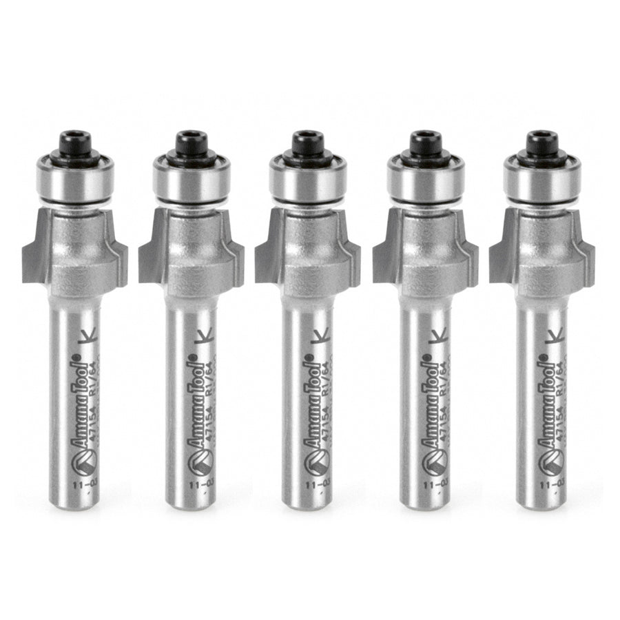 Amana Tool No-File Trim Router Bits