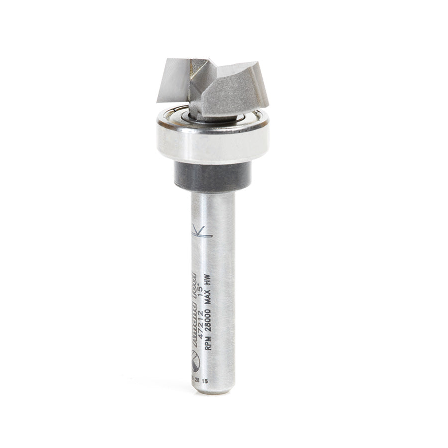 Amana Tool Bevel Trim Router Bits with Upper Ball Bearing
