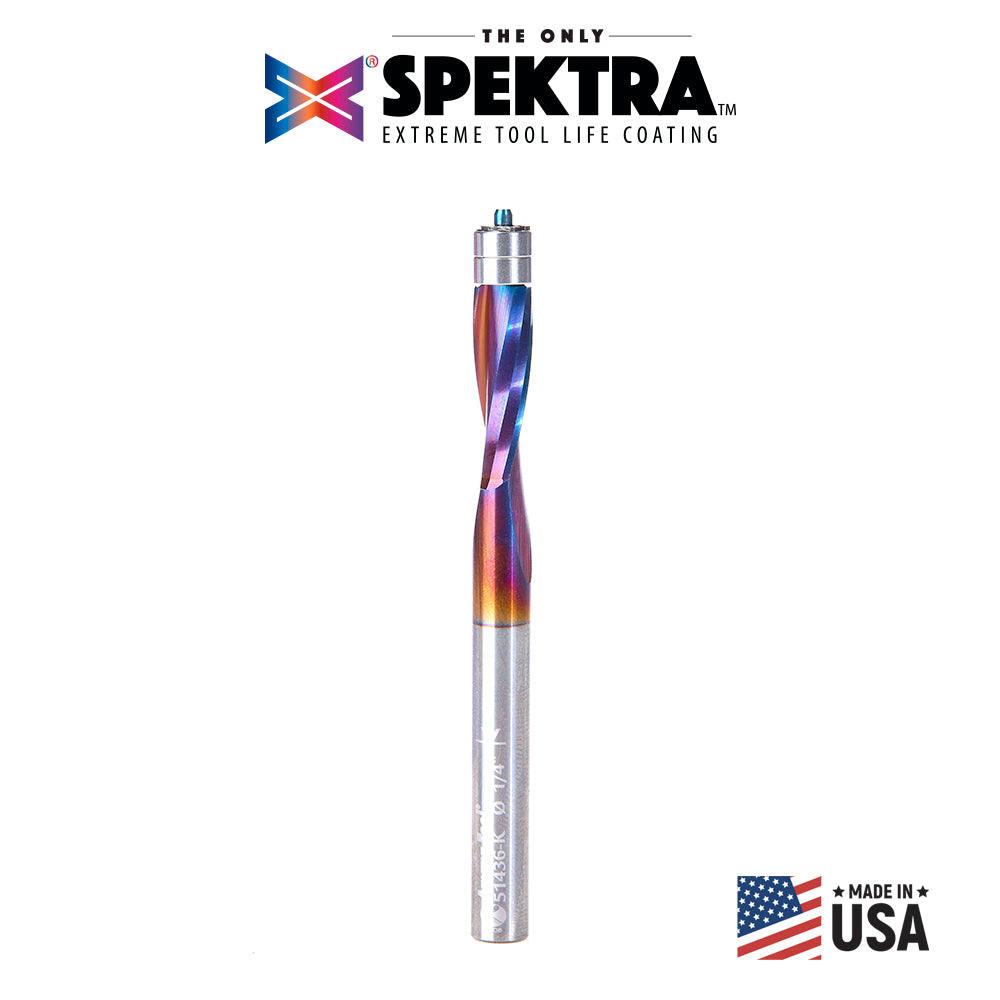 Amana Tool Spektra™ Extreme Tool Life Coated Router Bits Plastic Cutting Flush Trim