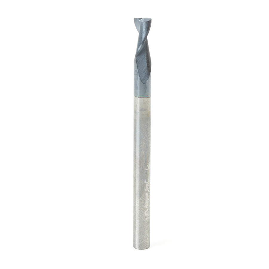 Amana Tool Solid Carbide Spiral CNC Router Bits / End Mills for Steel & Stainless Steel