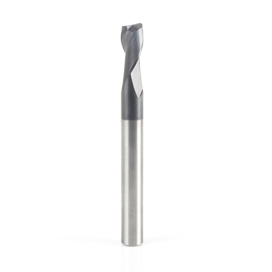 Amana Tool Solid Carbide Spiral CNC Router Bits / End Mills for Steel & Stainless Steel