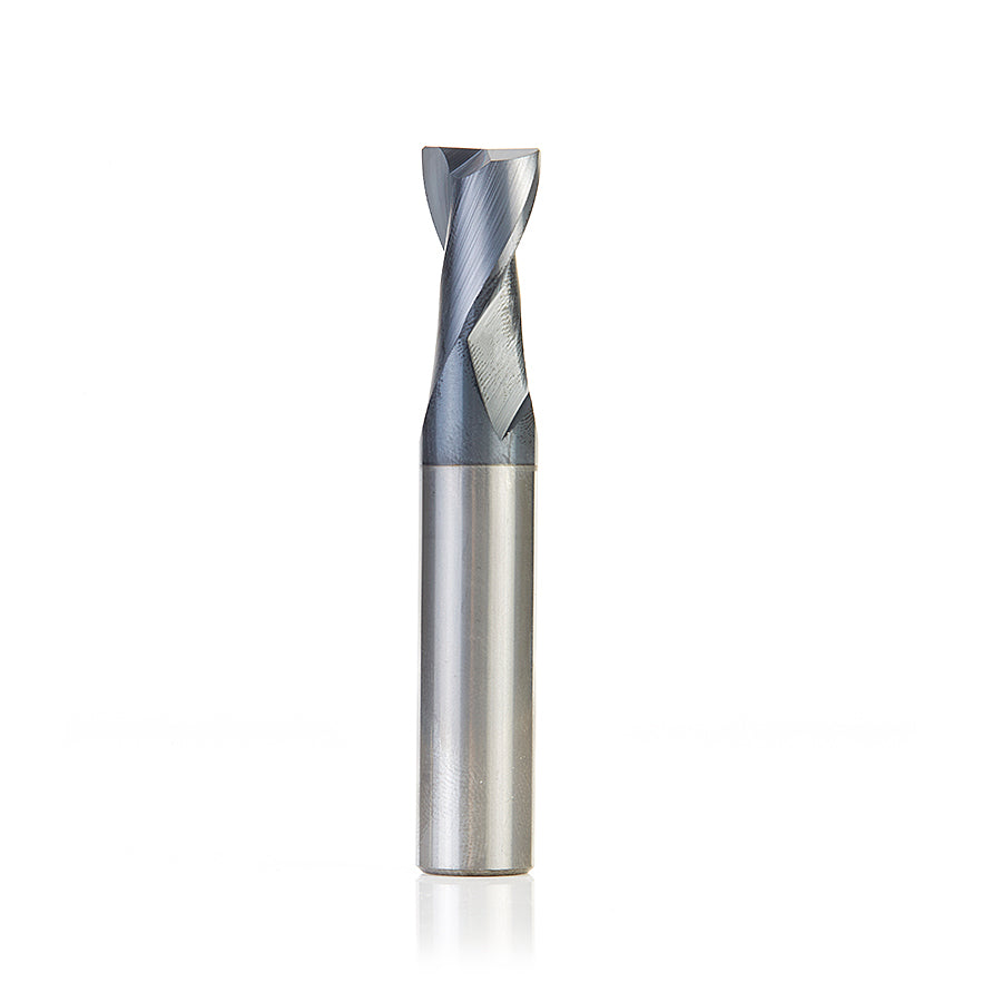 Amana Tool Solid Carbide Spiral CNC Router Bits / End Mills for Steel & Stainless Steel