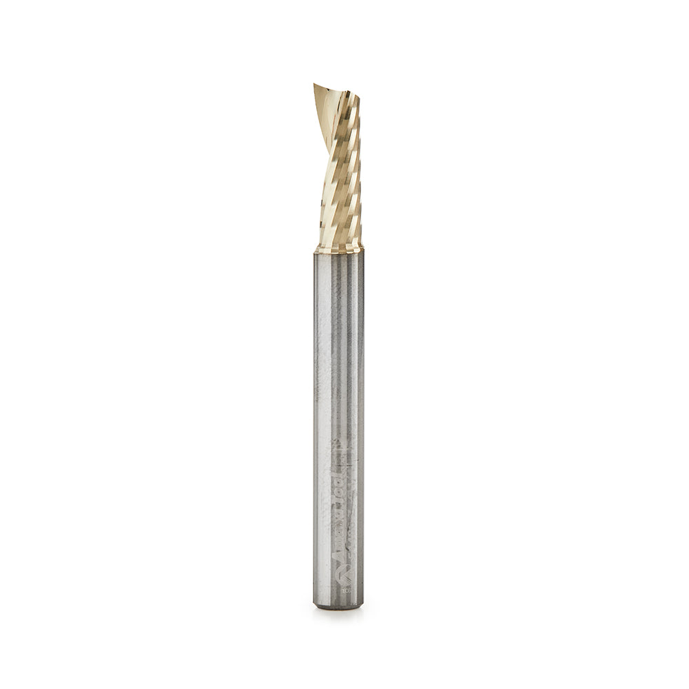 Amana Tool Solid Carbide Aluminum Spiral 'O' Flute CNC Zirconium Nitride (ZrN) Coated Router Bits