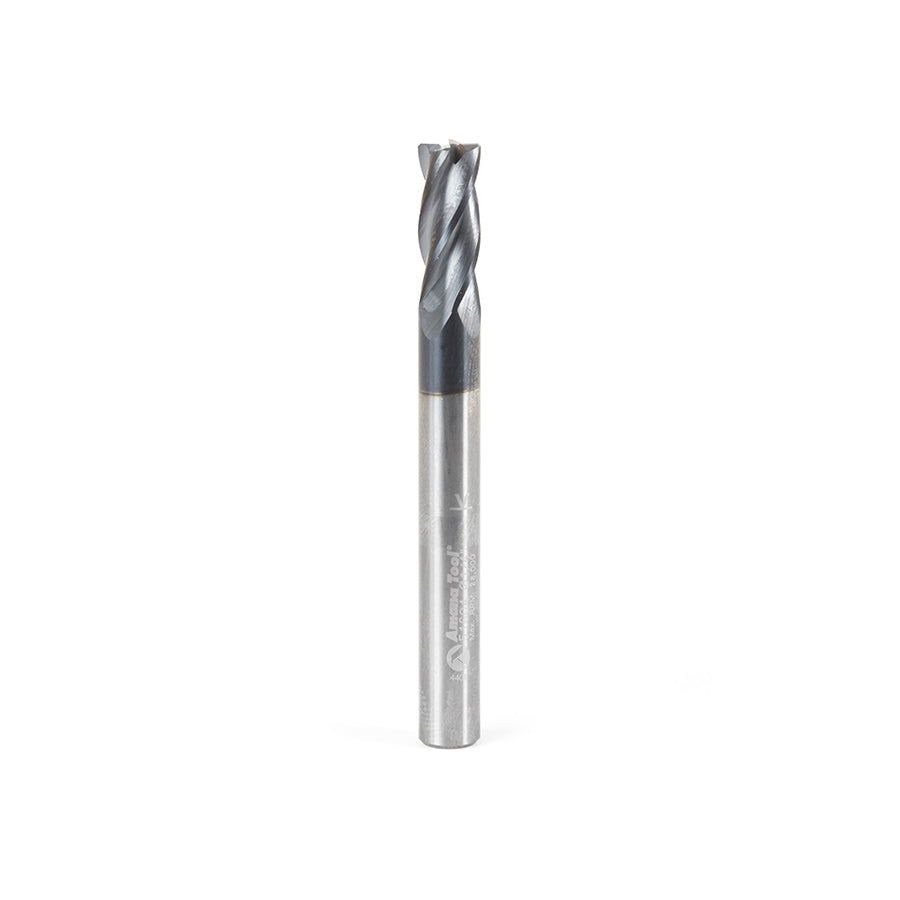 Amana Tool Solid Carbide Spiral CNC Router Bits / End Mills for Steel & Stainless Steel