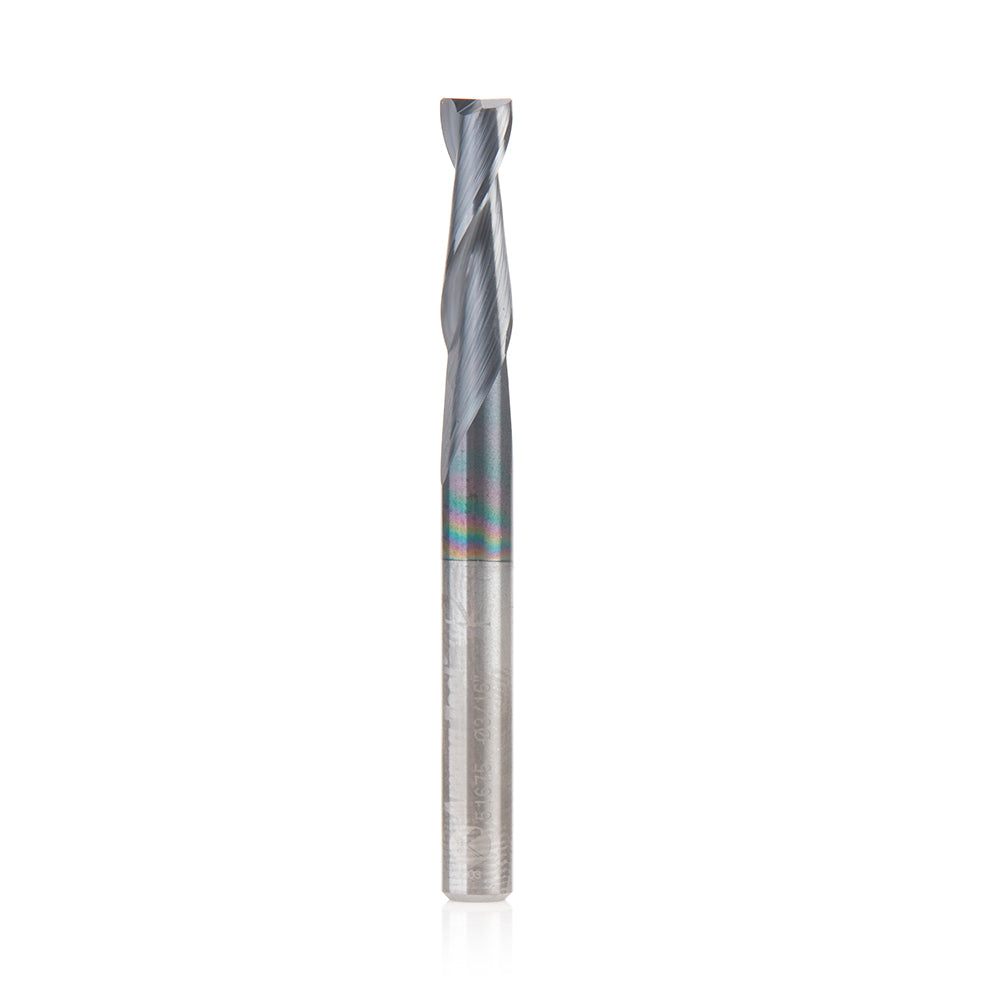 Amana Tool Solid Carbide Spiral CNC Router Bits / End Mills for Steel & Stainless Steel