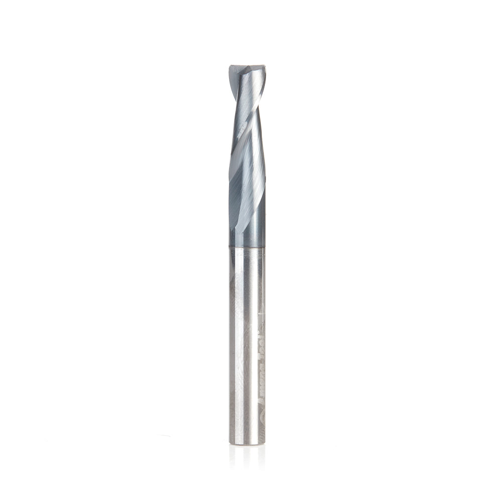 Amana Tool Solid Carbide Spiral CNC Router Bits / End Mills for Steel & Stainless Steel