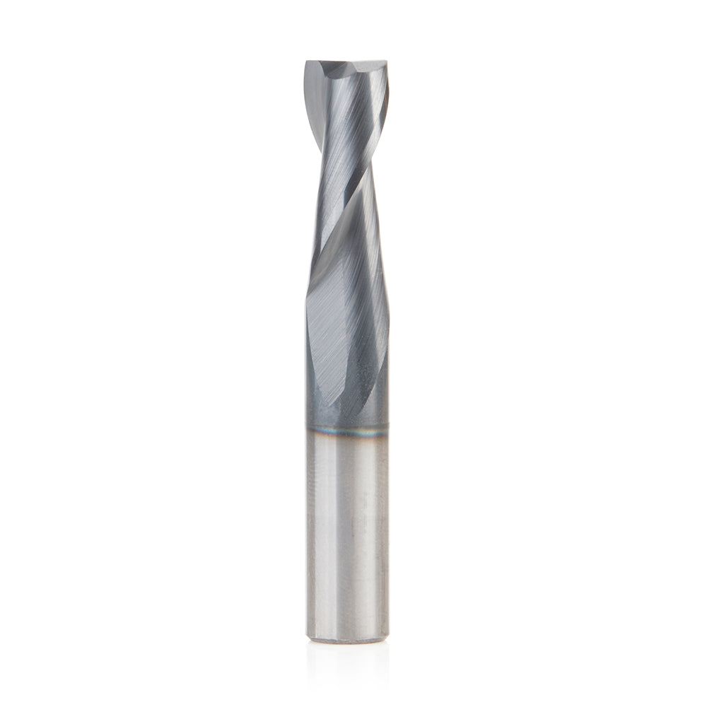 Amana Tool Solid Carbide Spiral CNC Router Bits / End Mills for Steel & Stainless Steel