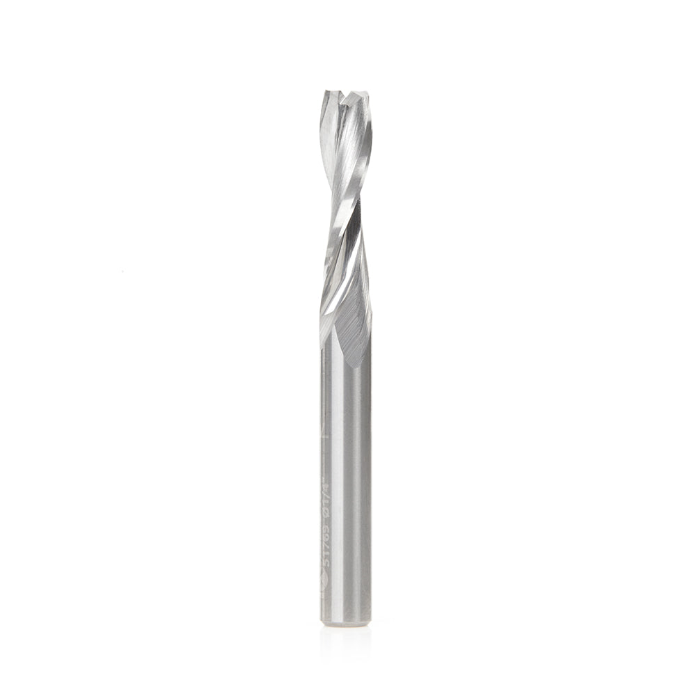 Amana Tool Solid Carbide Spiral 'O' Flute Plastic Cutting Router Bits - Double Flute
