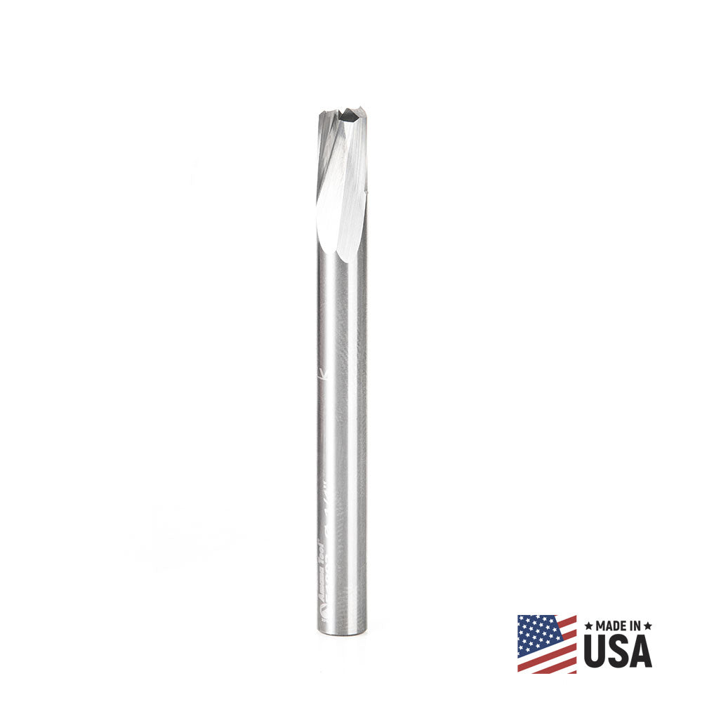 Amana Tool Solid Carbide Slow Spiral 'O' Flute Acrylic Cutting Router Bits