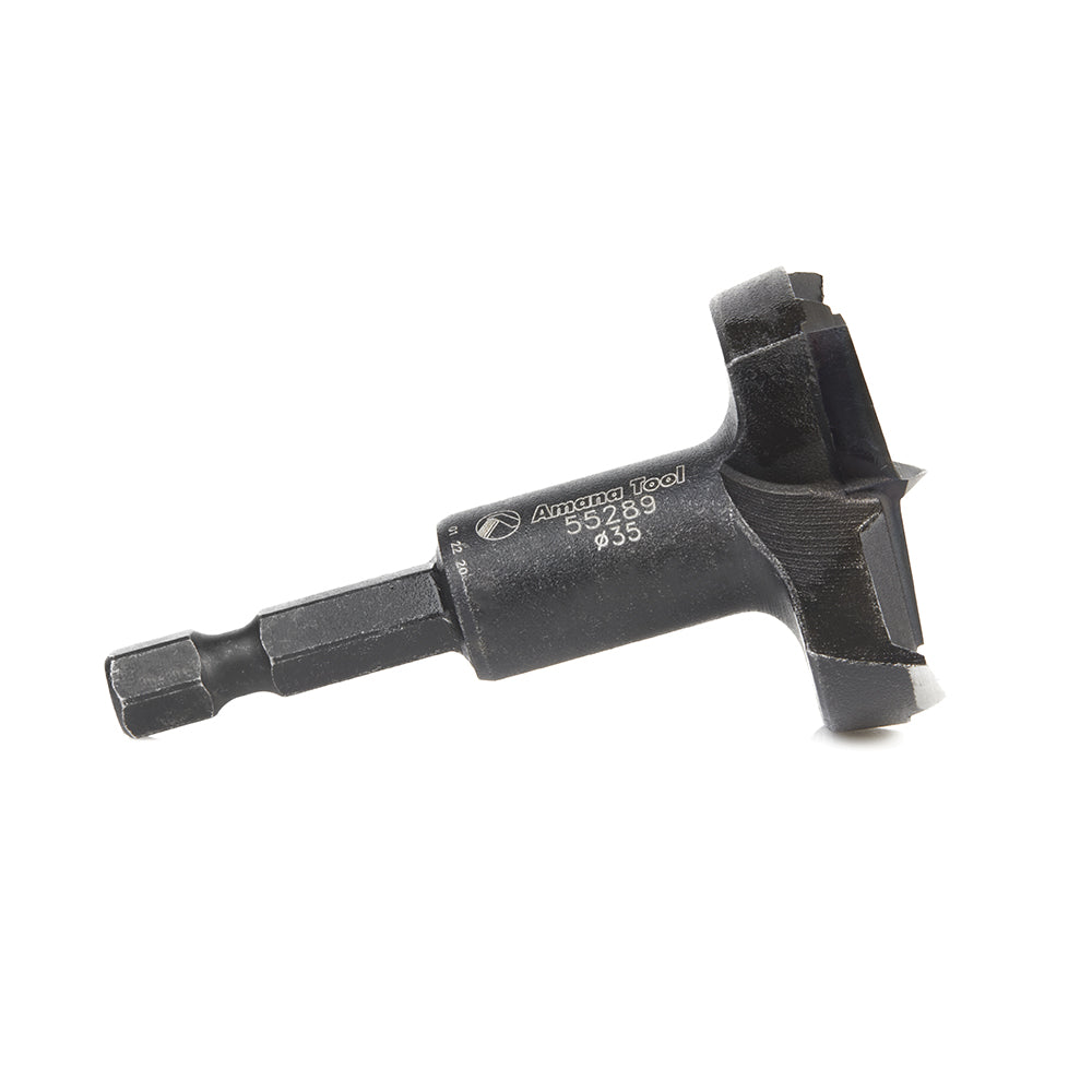Amana Tool Replacement Drill Bit for Quick Release Boring Bit with Adjustable Depth-Stop
