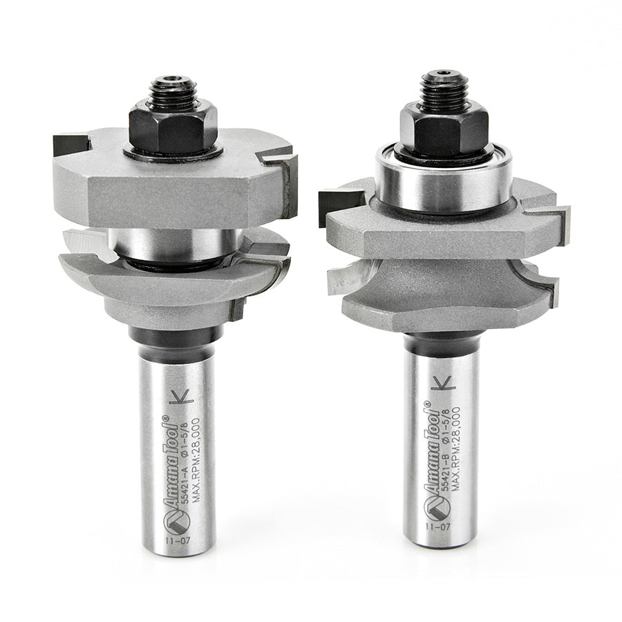 Amana Tool 2-pc Stile & Rail Router Bit Sets