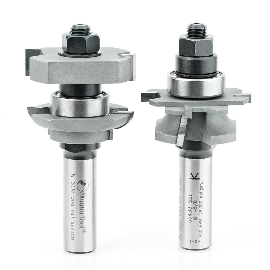 Amana Tool 2-pc Stile & Rail Router Bit Sets