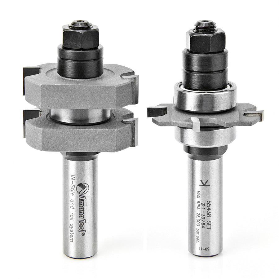Amana Tool 2-pc Stile & Rail Router Bit Sets