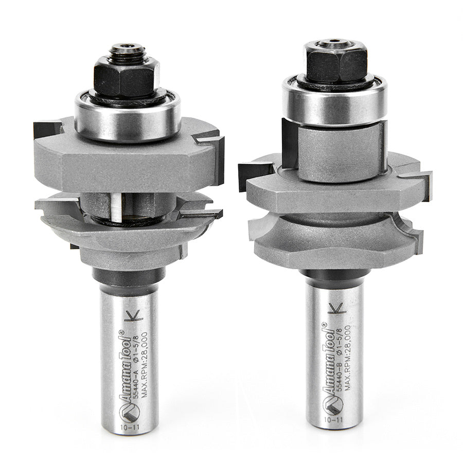 Amana Tool 2-pc Stile & Rail Router Bit Sets