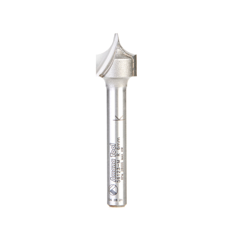 Amana Tool Point Cutting Roundover Router Bits