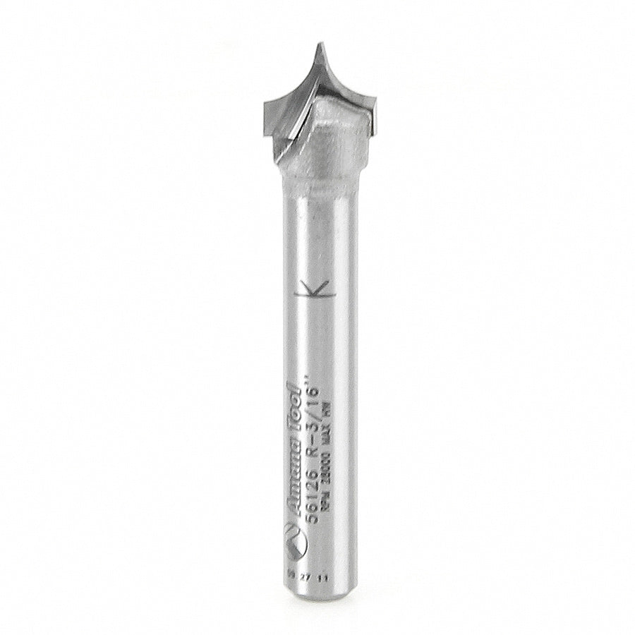 Amana Tool Point Cutting Roundover Router Bits