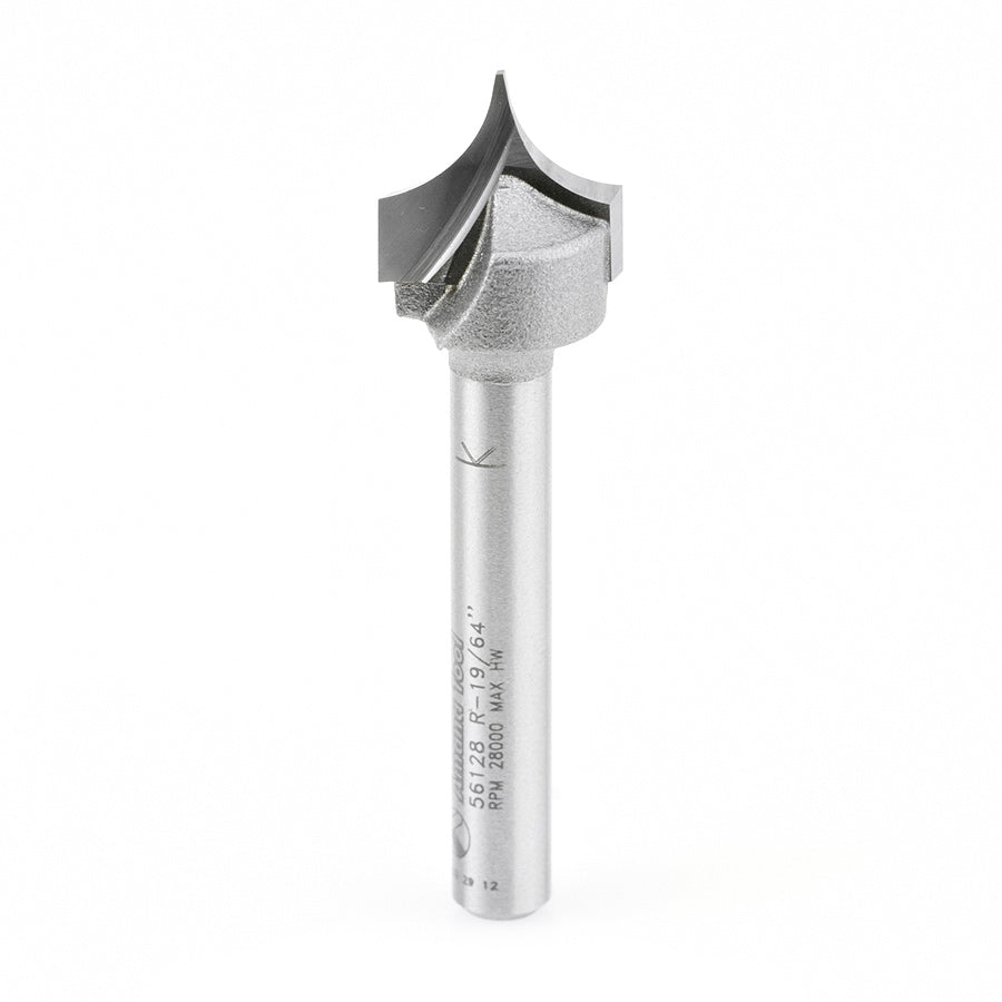 Amana Tool Point Cutting Roundover Router Bits