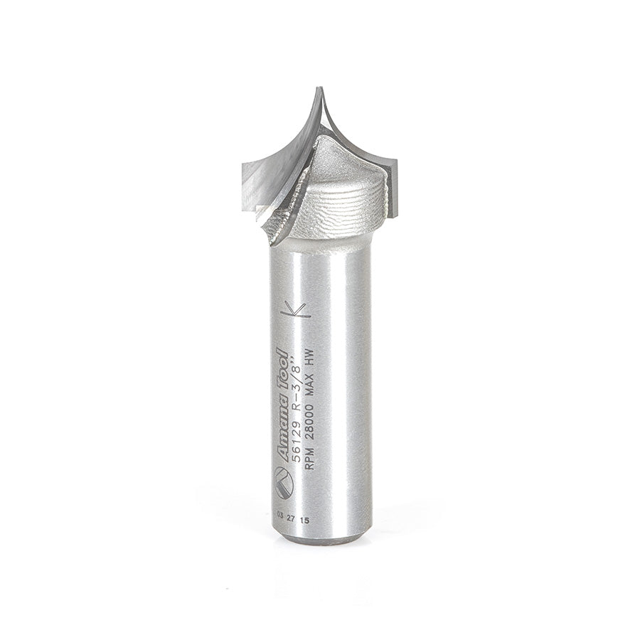 Amana Tool Point Cutting Roundover Router Bits
