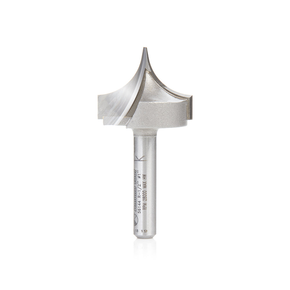 Amana Tool Point Cutting Roundover Router Bits