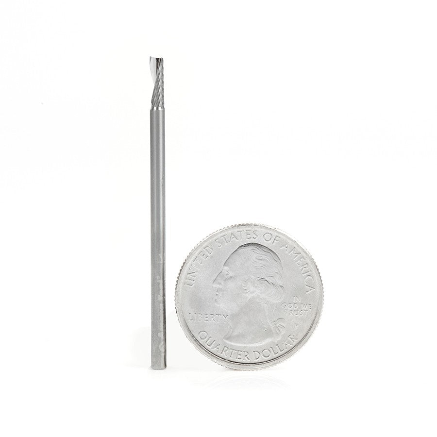 Amana Tool Solid Carbide Spiral 'O' Flute Plastic Cutting Router Bits - Metric