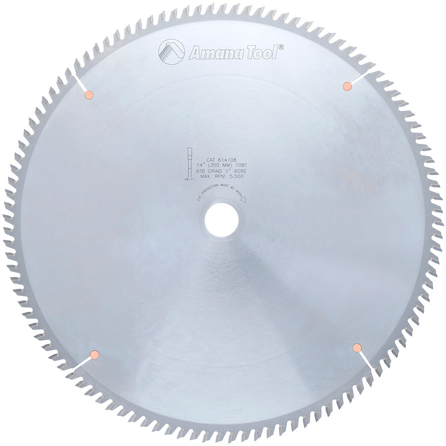 Amana Tool Plywood / Solid Wood / Chipboard Cutting Saw Blades For Extra Smooth Cut