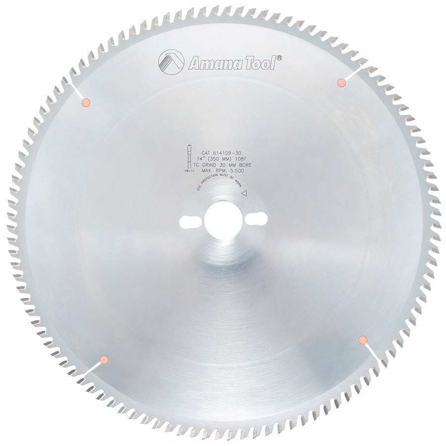 Amana Tool Single and Double Sided Laminate Cutting Fine Cut-Off and Crosscut Saw Blades