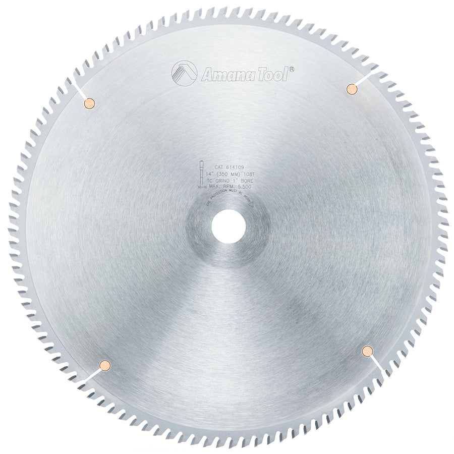 Amana Tool Single and Double Sided Laminate Cutting Fine Cut-Off and Crosscut Saw Blades