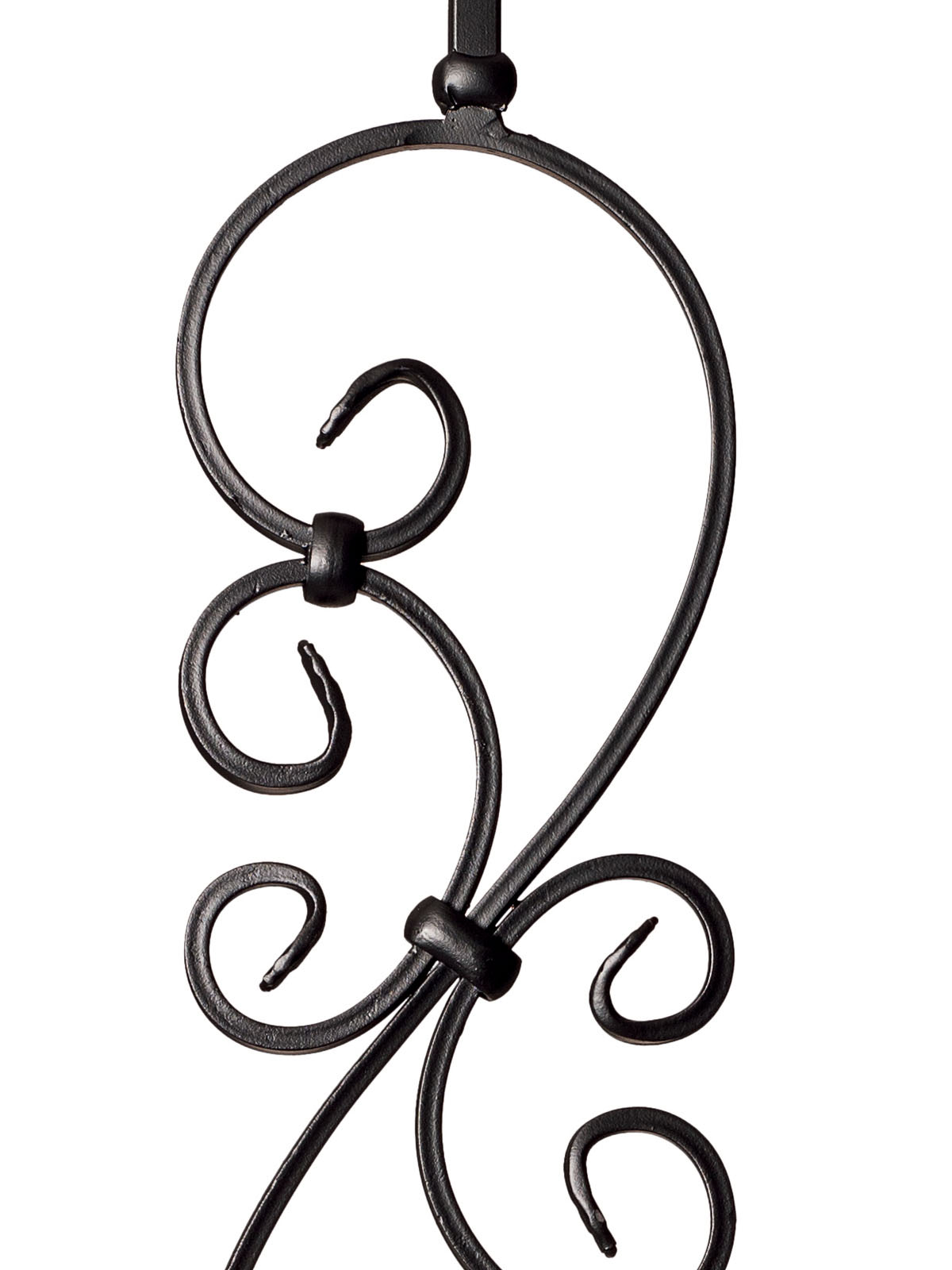 Iron Baluster 9008 - 1/2" Square - S Scroll