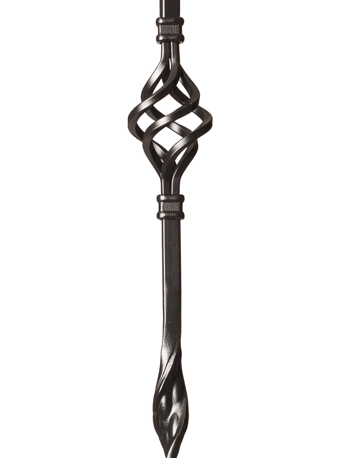 Iron Baluster 9012 - 1/2" Square - Single Basket