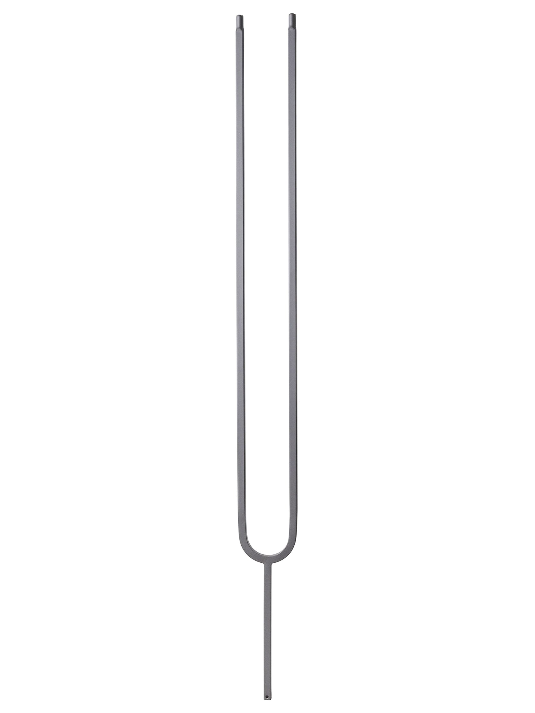Iron Baluster 9092 - 1/2" Square - Contemporary Split Oval