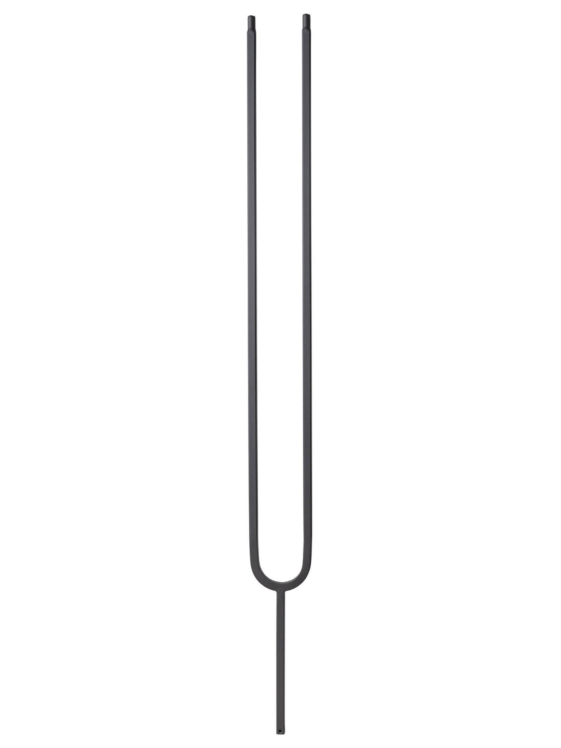 Iron Baluster 9092 - 1/2" Square - Contemporary Split Oval
