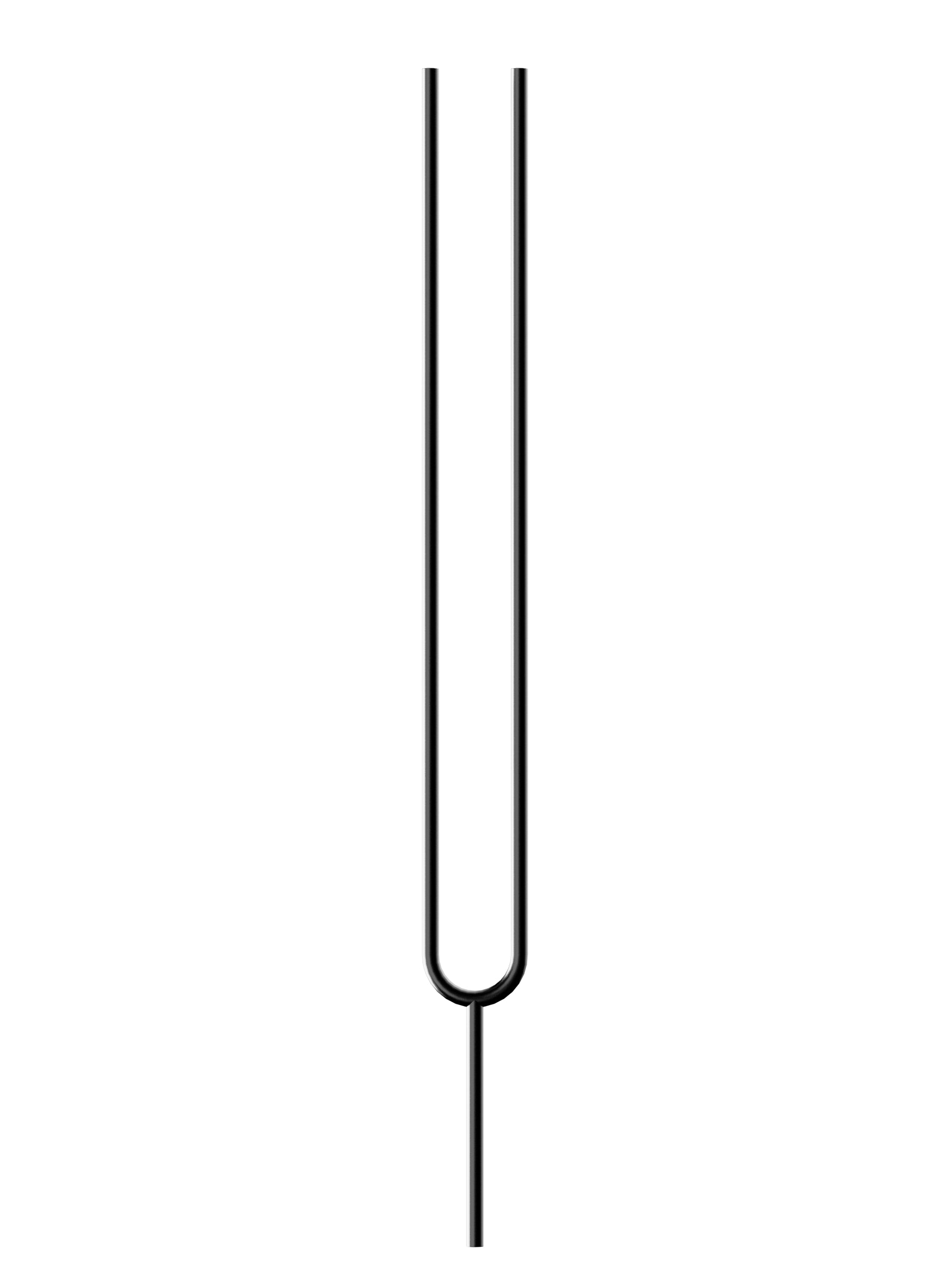 Iron Baluster 9592 (9092R) - 5/8" Round - Contemporary Split Oval